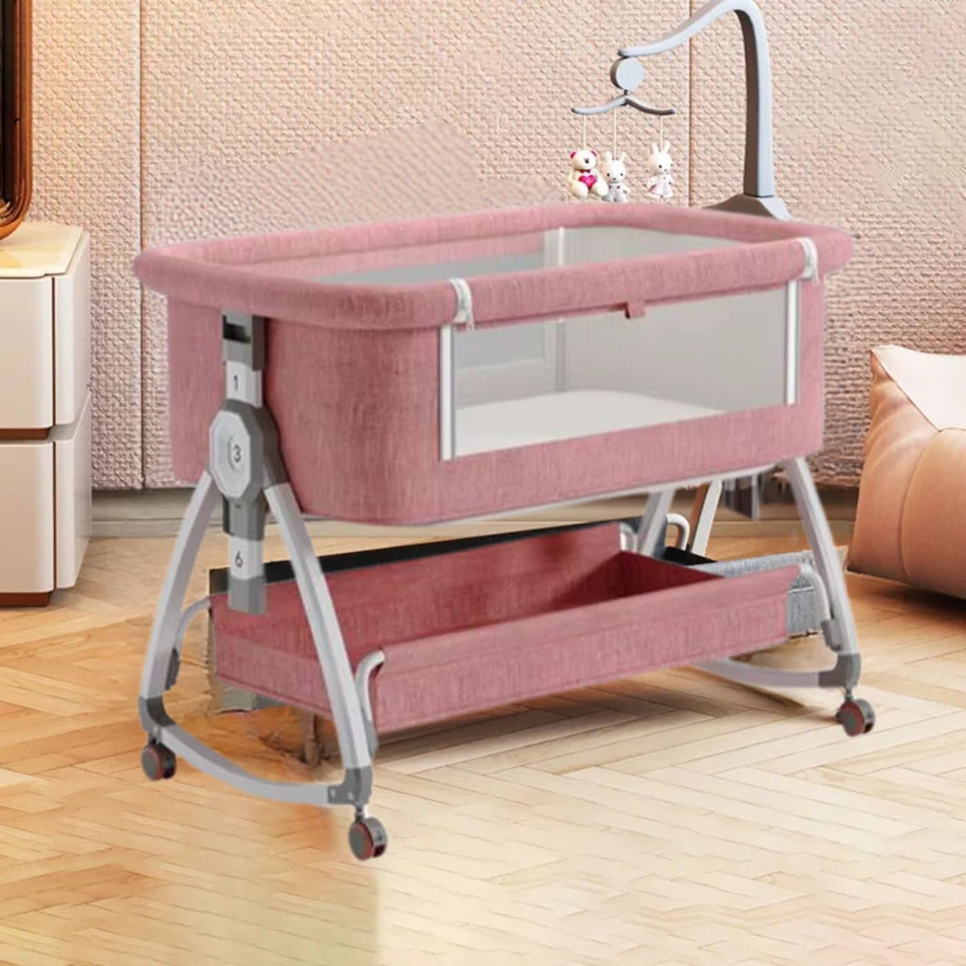 Couffin-bebe-rose