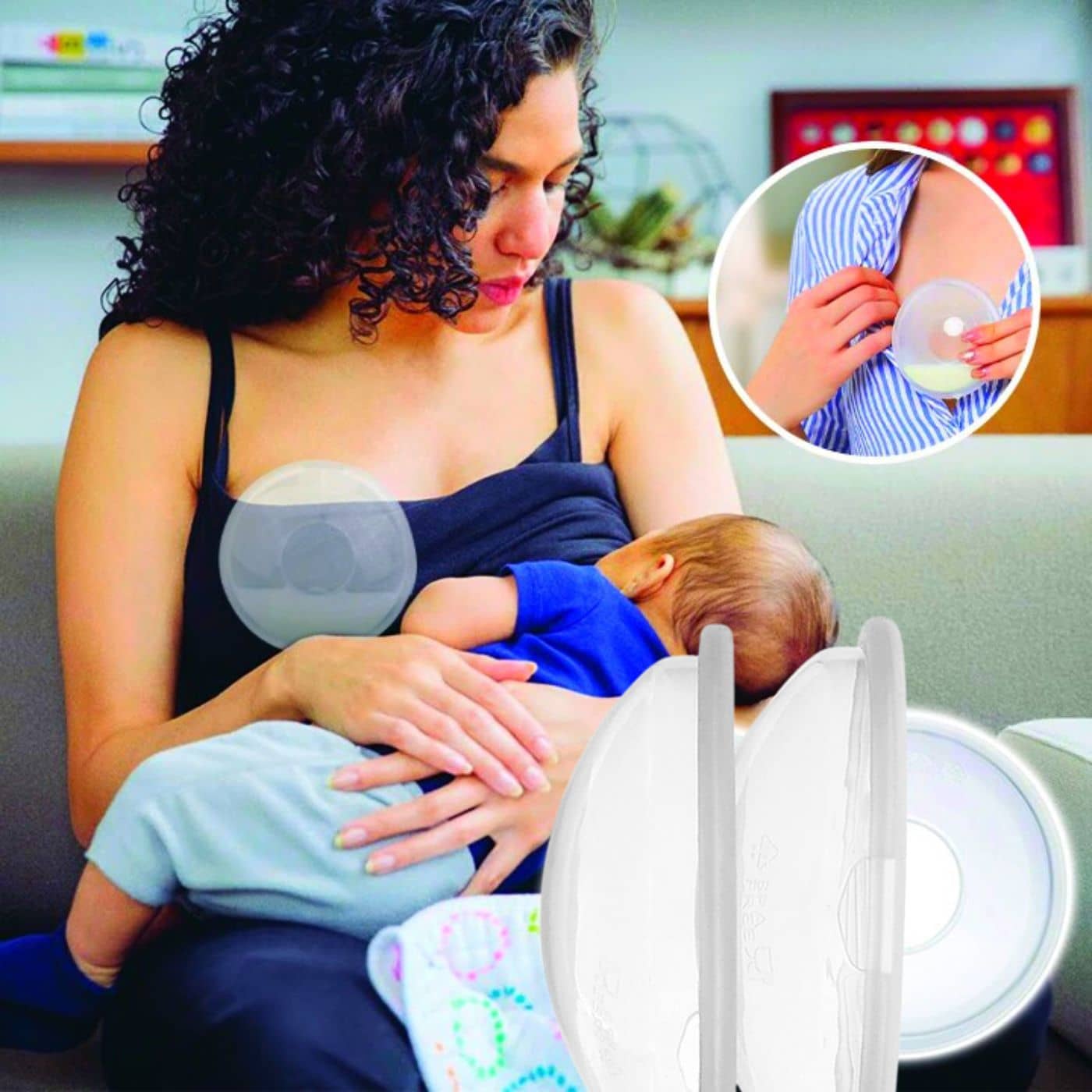 Baby-allaite™ Coupelle recueil lait | [PACK 4] - Grossesse allegresse -Sommeil et confort