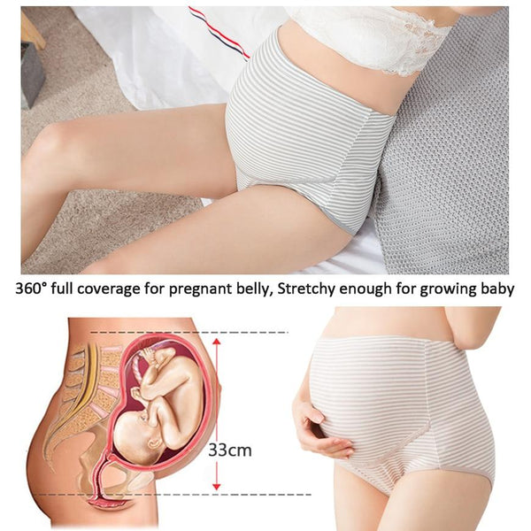 MaternityPanties™ Culotte en coton pour femmes enceintes | bébé - Grossesse allegresse -Sommeil et confort